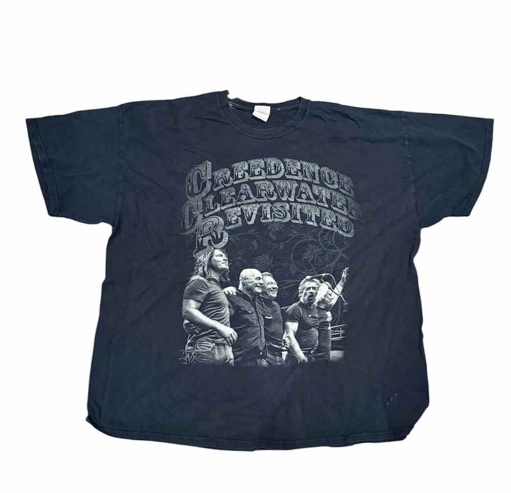 Creedence Clearwater Revisited Tour T-Shirt 2XL Cotton Concert Band Music